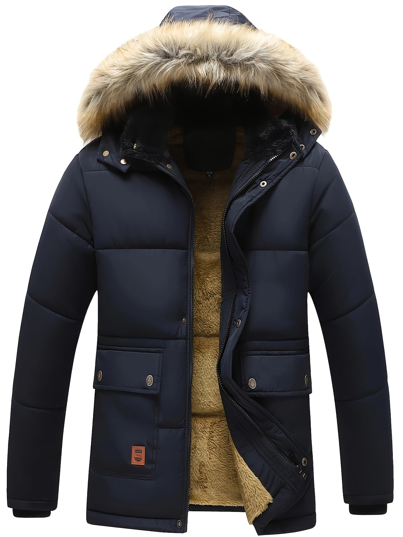 Men's Hooded Quilted Puffer Jacket