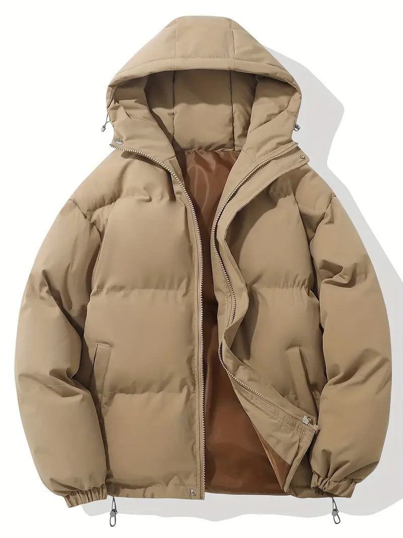 Men's Winter Puffer Jacket - Warm, Stylish and Comfortable