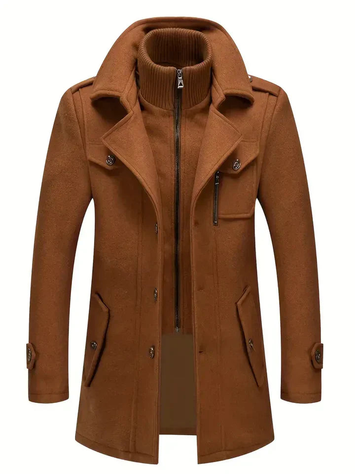 Hugh | Men's Double Breasted Pea Coat