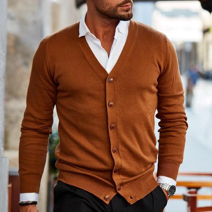Samuel | Men's Button-Down Cardigan