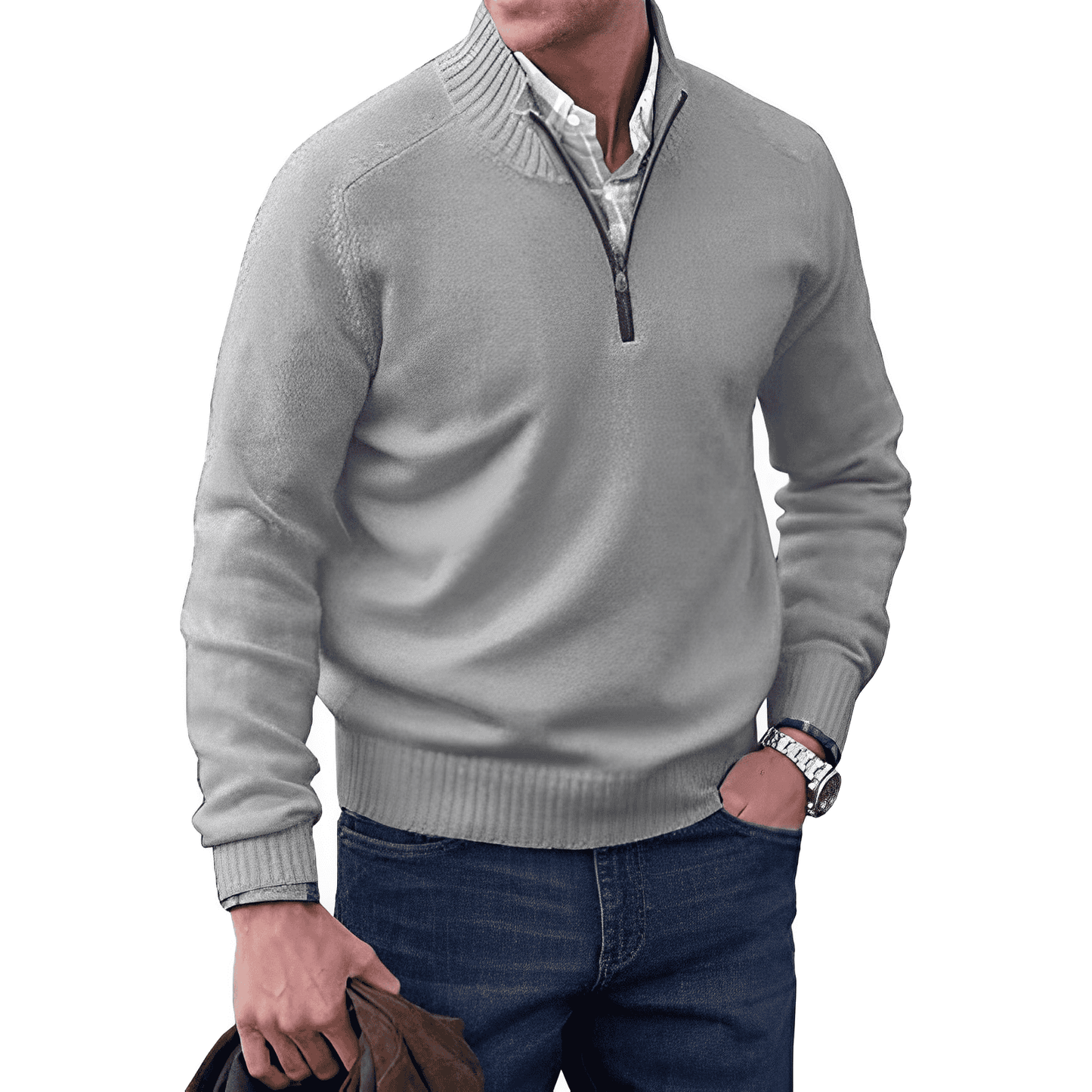 Russell | Men's Quarter-Zip Sweater