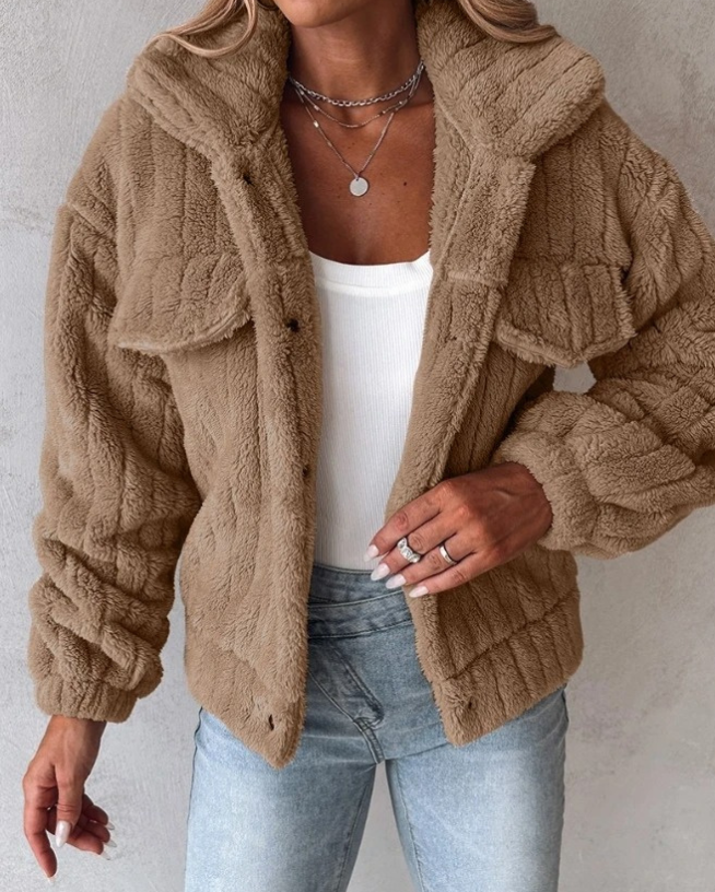 Ivy | Women's Button-Down Fleece Jacket