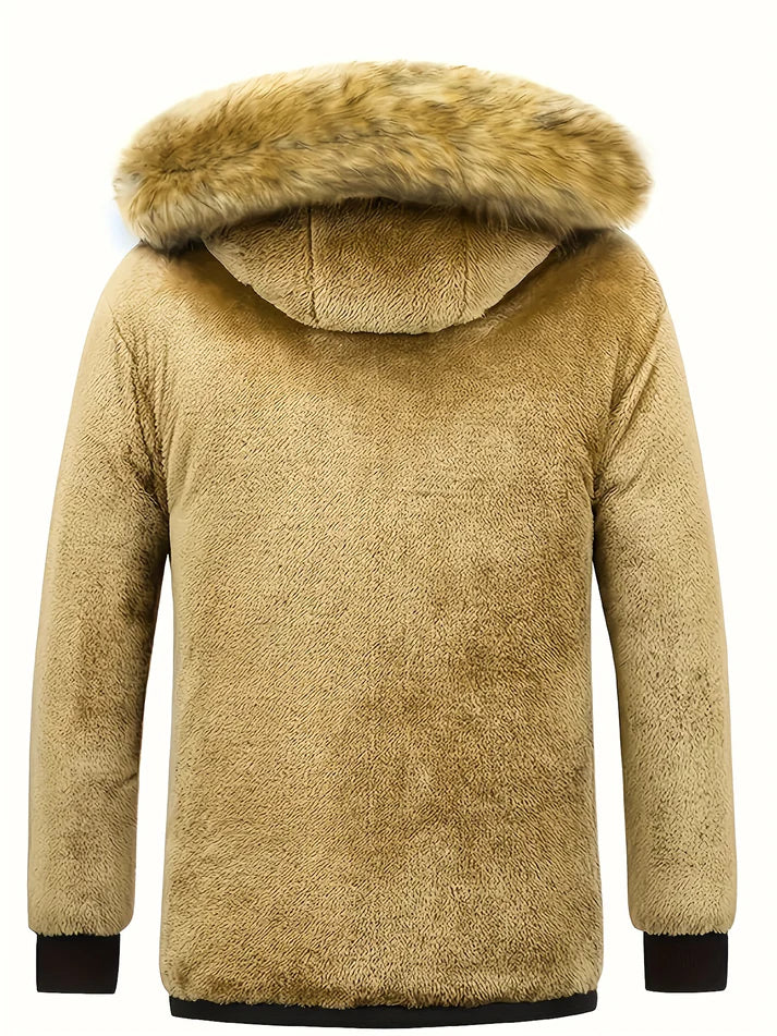 Men's Hooded Quilted Puffer Jacket