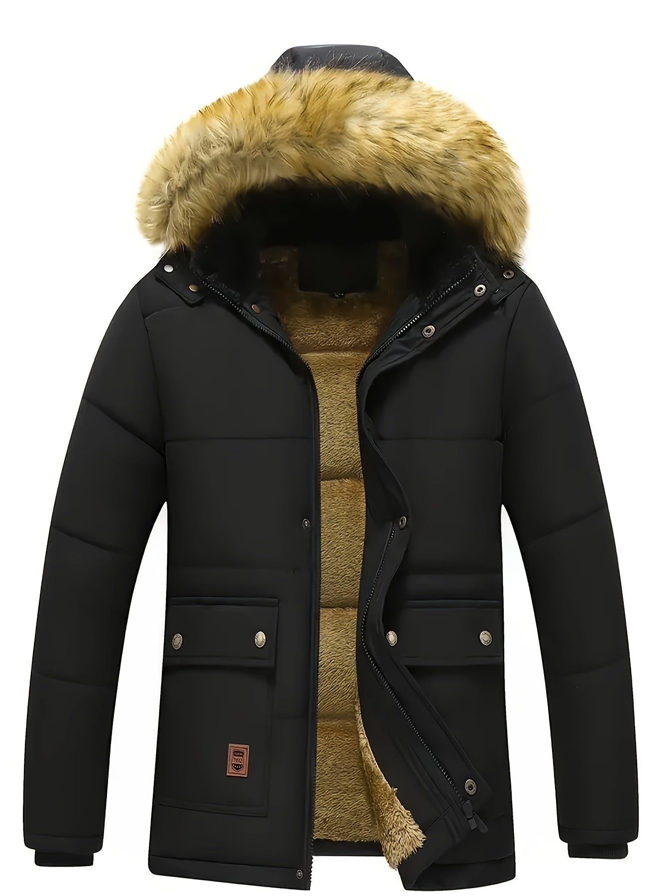 Men's Hooded Quilted Puffer Jacket