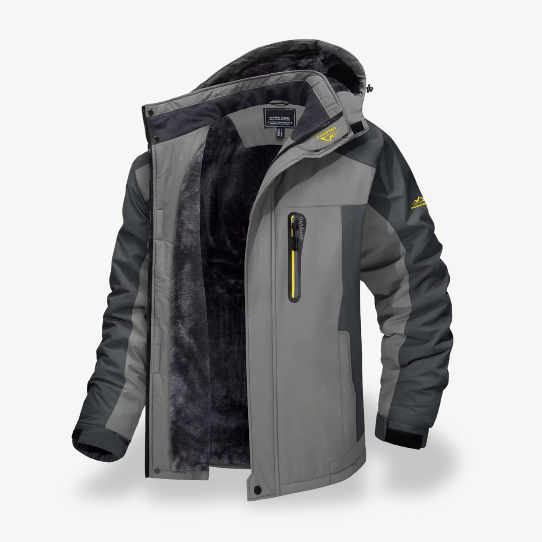 Todd | Men's Hooded Fleece Lined Winter Jacket