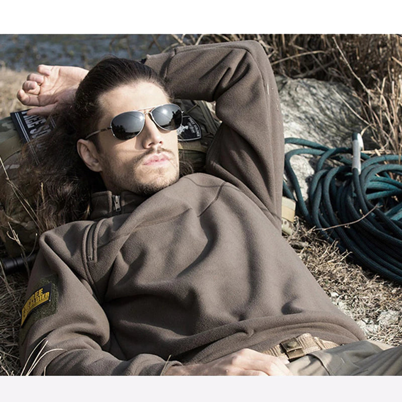 Derrick | Men's Quarter Zip Mock Neck Sweater