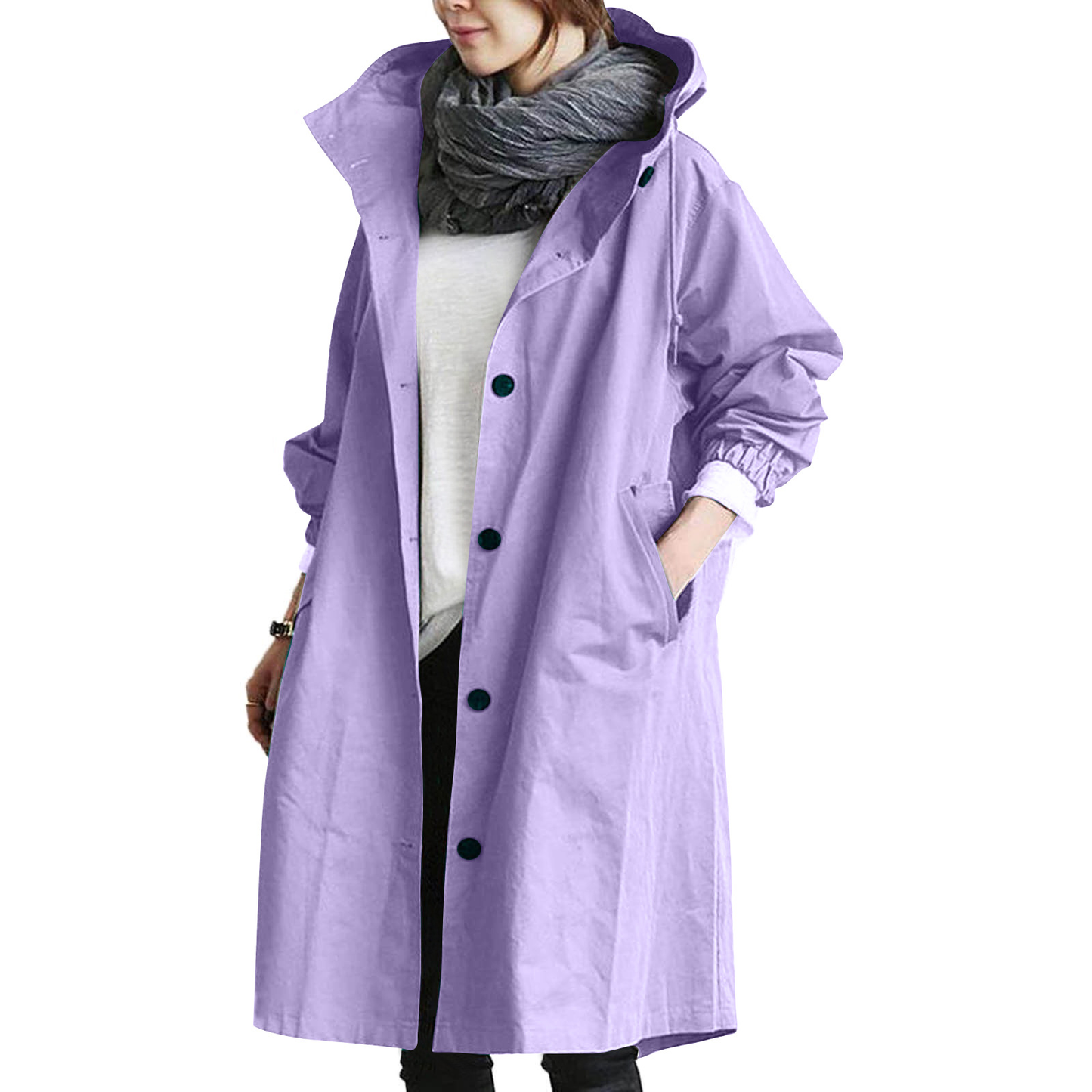 Raegan | Women's Oversized Hooded Trench Coat