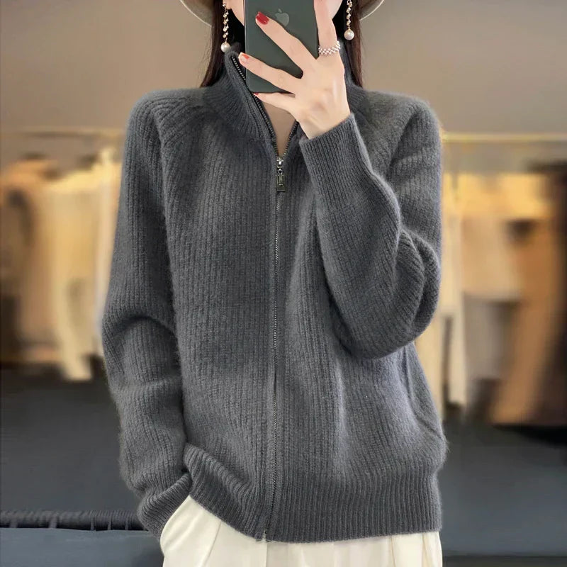 Teresa | Women's Zip-Up Sweater Jacket
