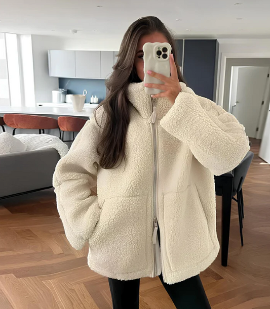 Paige | Women's Relaxed Fit Teddy Zip-Up Jacket