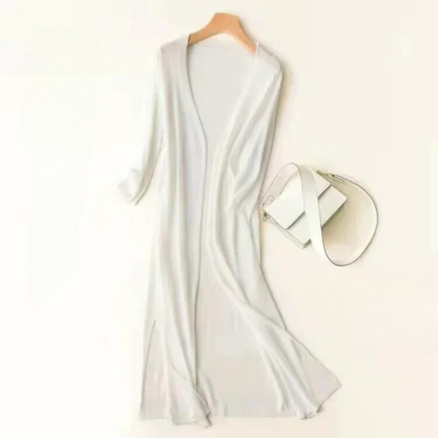 Laura | Women's Long Open Front Cardigan