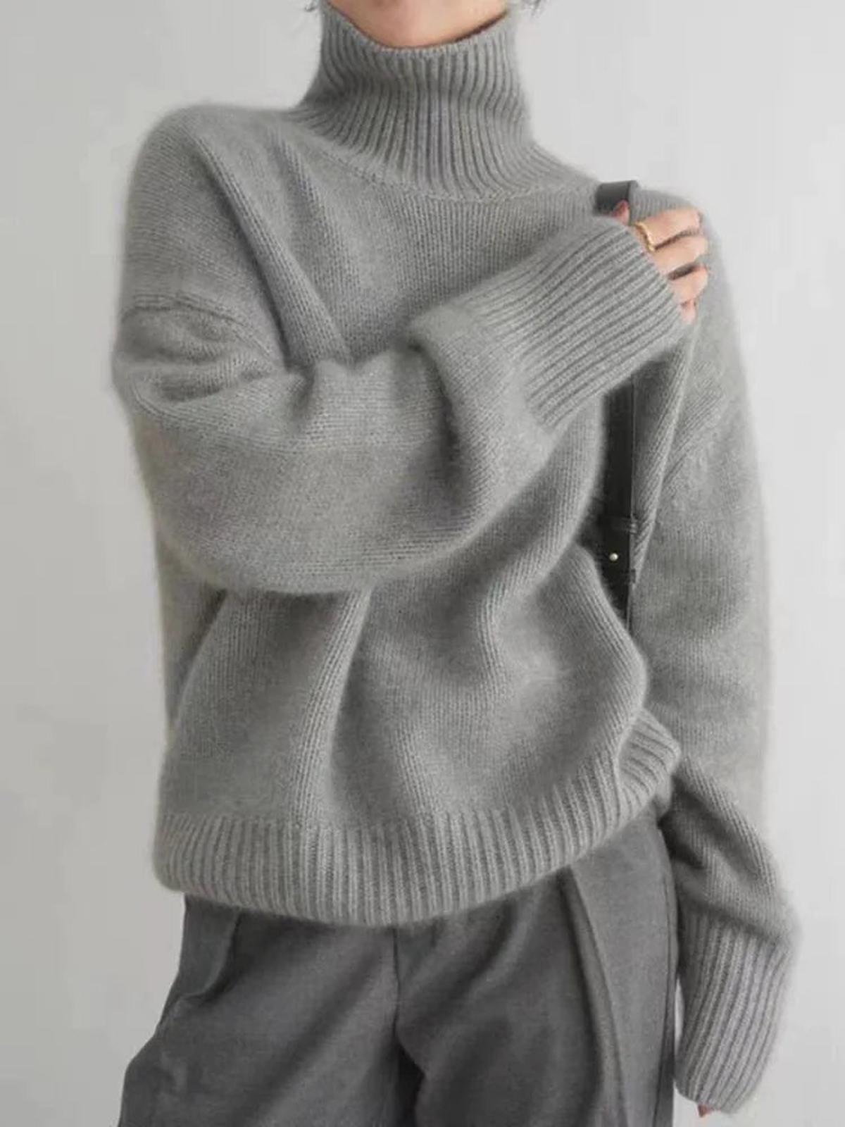Women's Cashmere Turtleneck Sweater