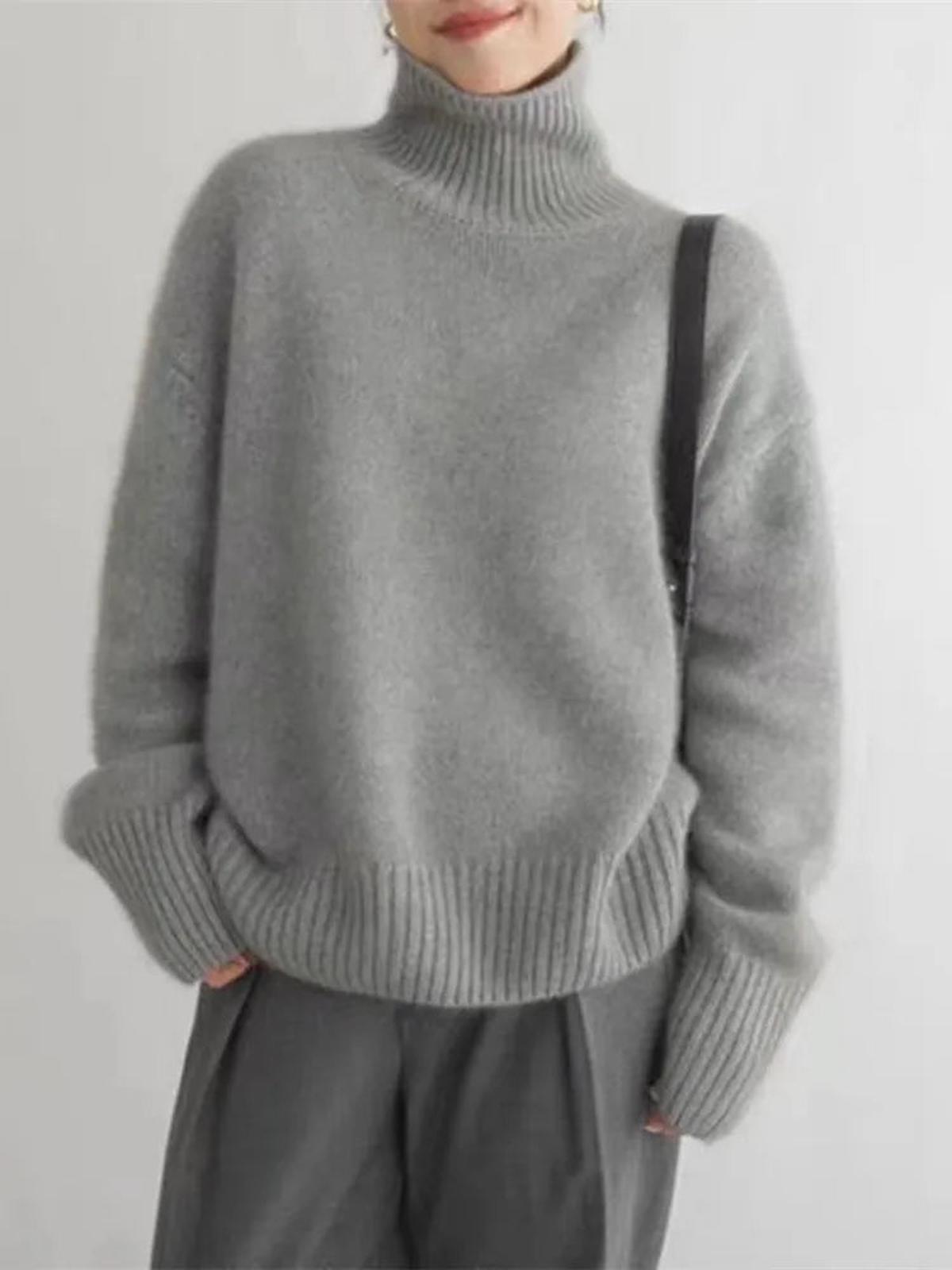 Women's Cashmere Turtleneck Sweater