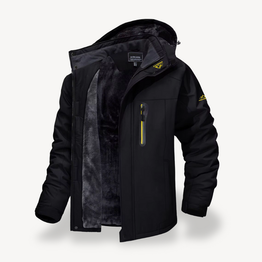 Todd | Men's Hooded Fleece Lined Winter Jacket