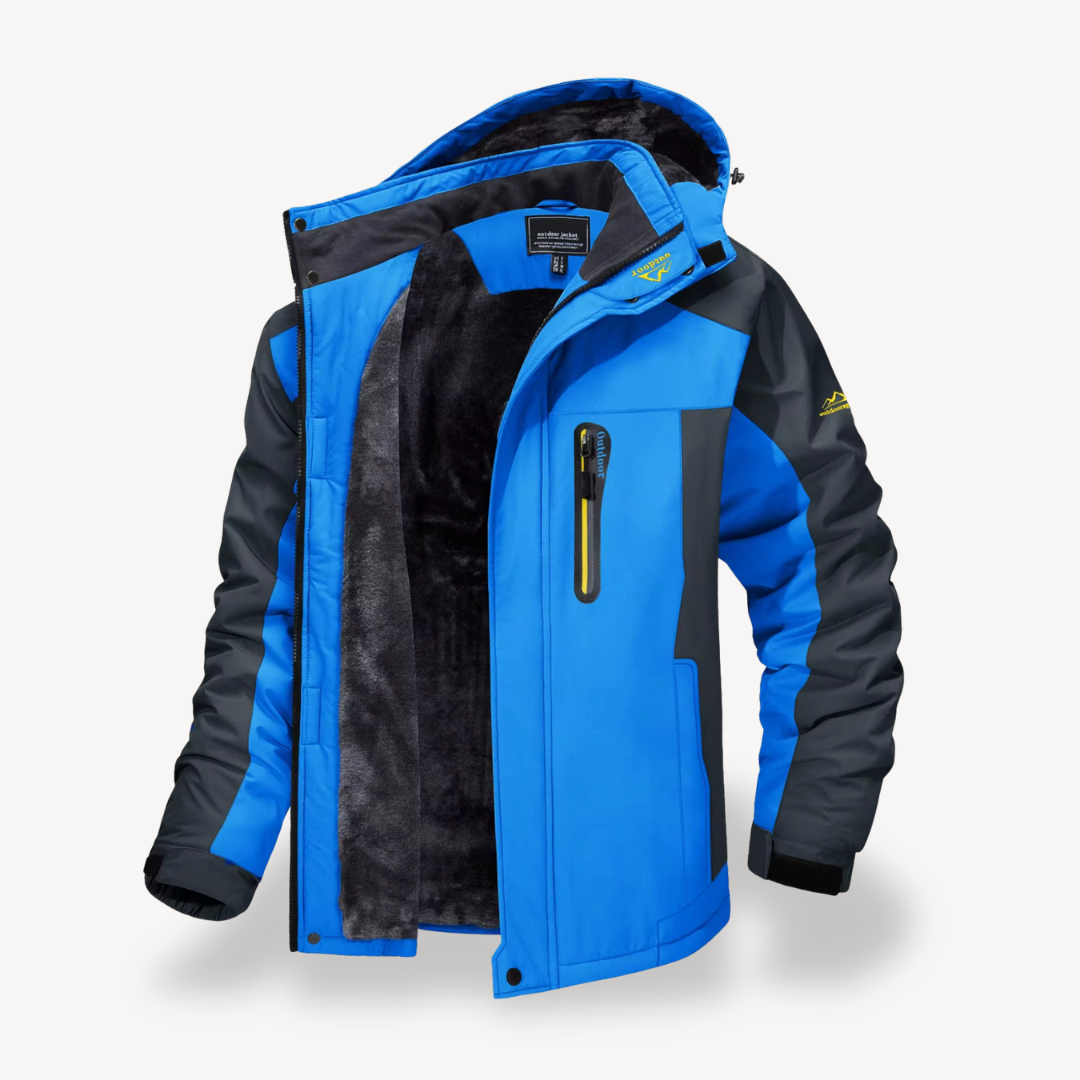 Todd | Men's Hooded Fleece Lined Winter Jacket
