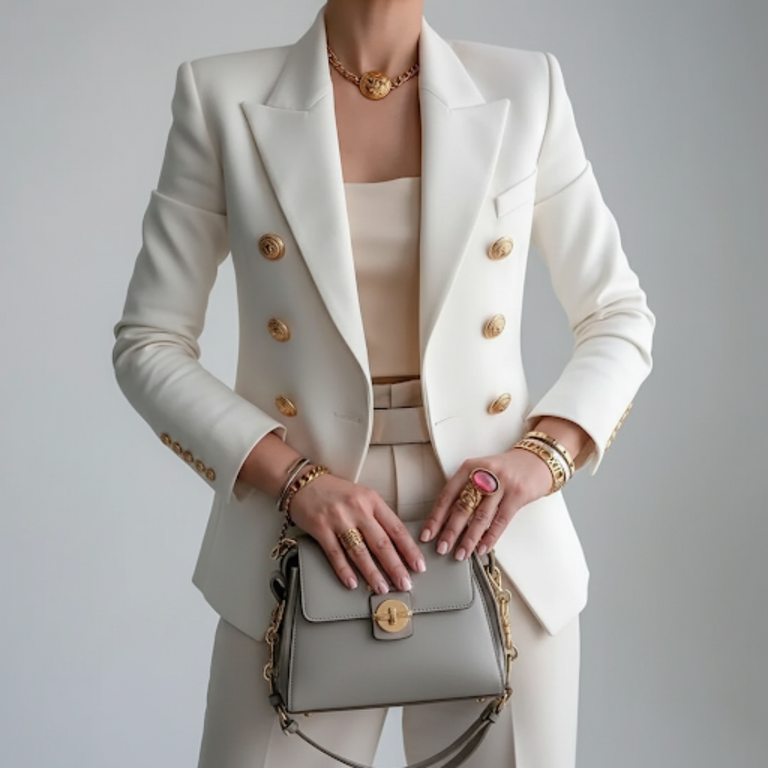 Zara | Women's Double-Breasted Blazer