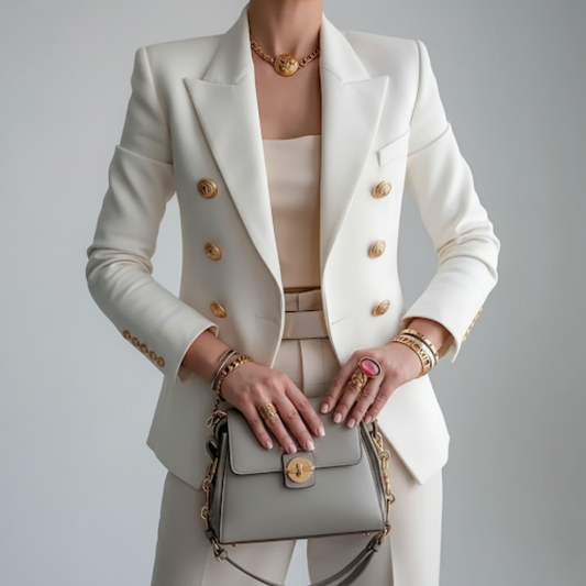 Zara | Women's Double-Breasted Blazer