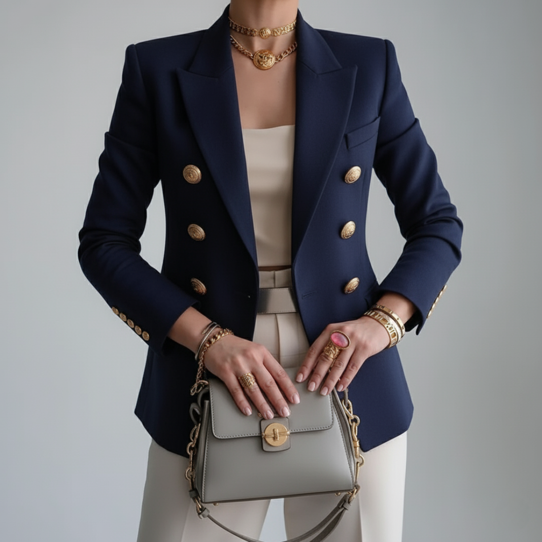 Zara | Women's Double-Breasted Blazer