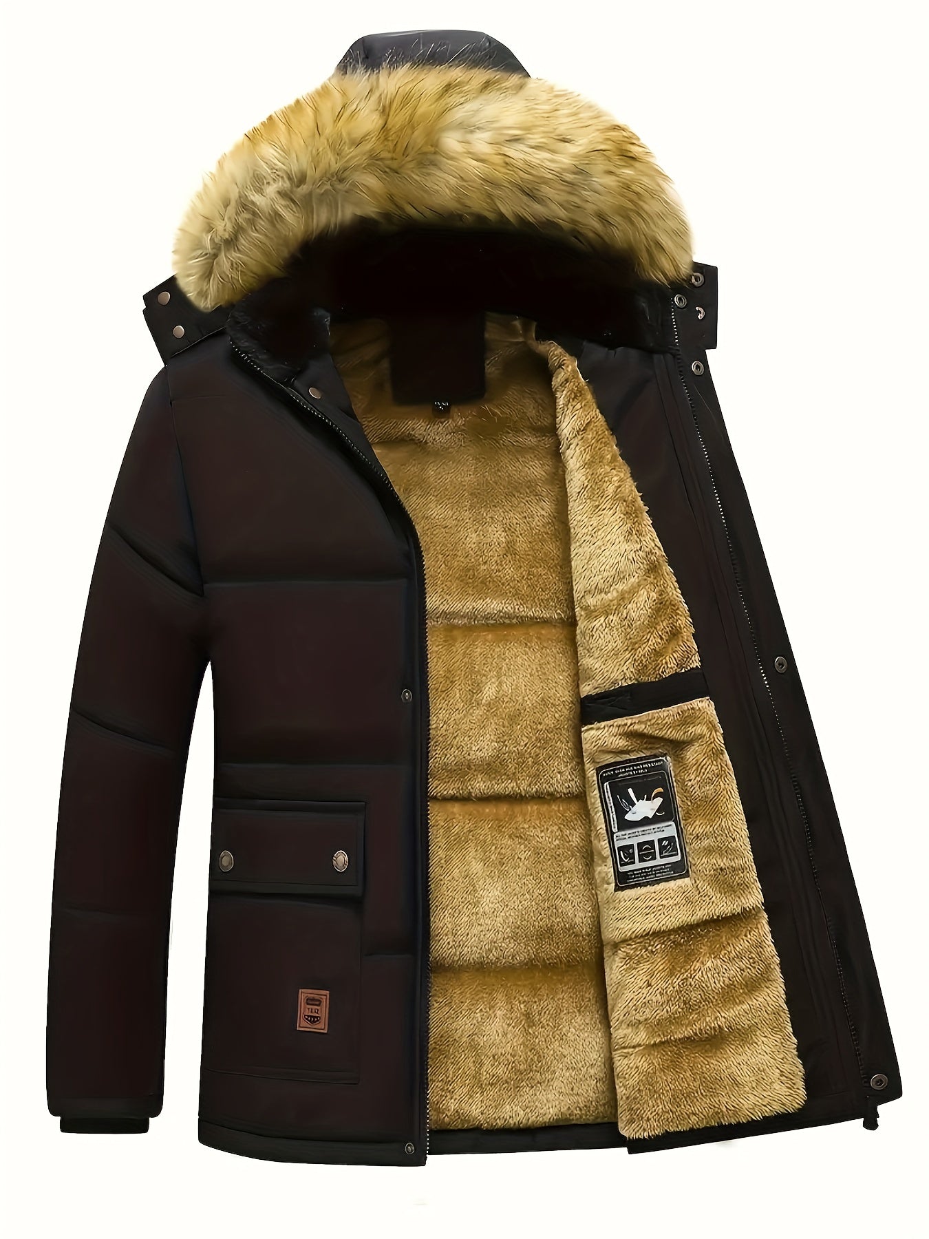 Men's Hooded Quilted Puffer Jacket