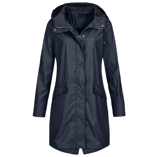 Jocelyn | Women's Hooded Raincoat Coat