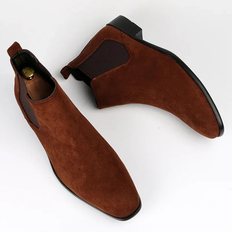 David | Men's Pull-on Ankle Chelsea Boots