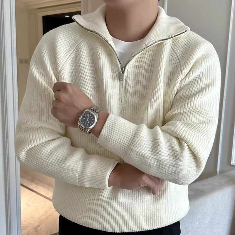 Alfie | Men's Quarter-Zip Sweater
