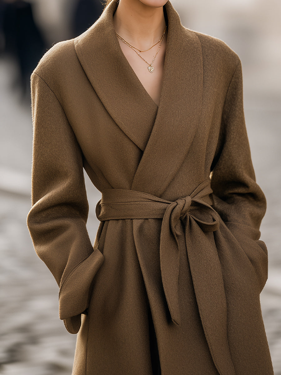 Tessa | Women's Belted Long Coat