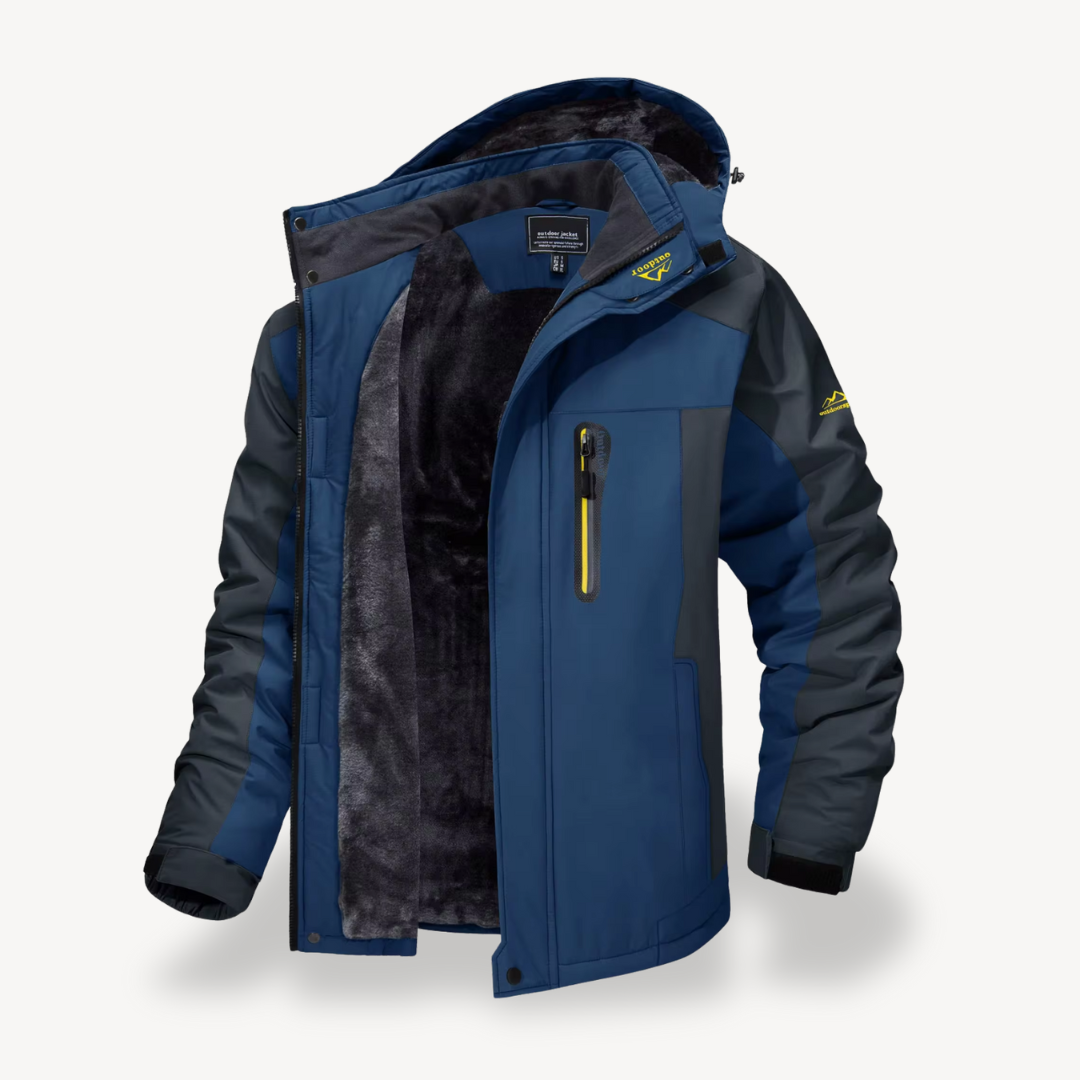 Todd | Men's Hooded Fleece Lined Winter Jacket