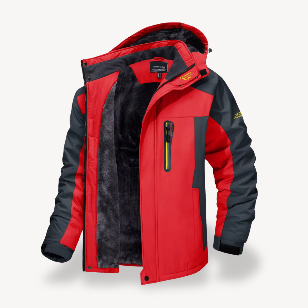 Todd | Men's Hooded Fleece Lined Winter Jacket