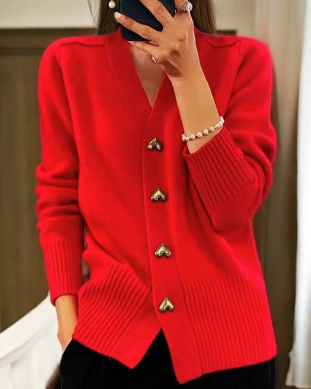 Chelsea | Women's V-Neck Cardigan Sweater