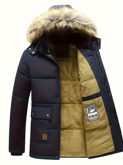 Men's Hooded Quilted Puffer Jacket