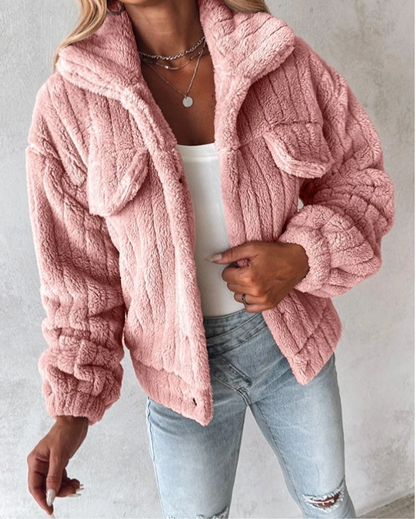 Ivy | Women's Button-Down Fleece Jacket