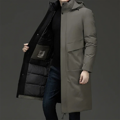 Jim | Men's Hooded Long Coat