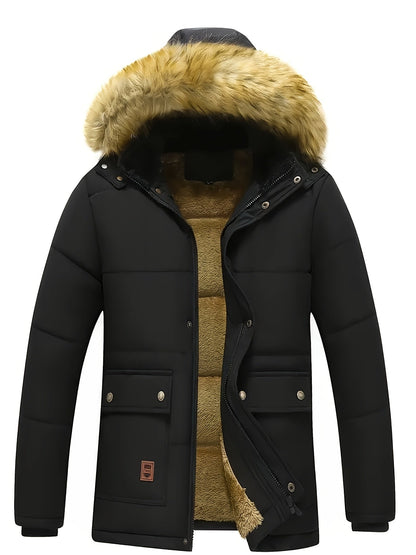 Men's Hooded Quilted Puffer Jacket