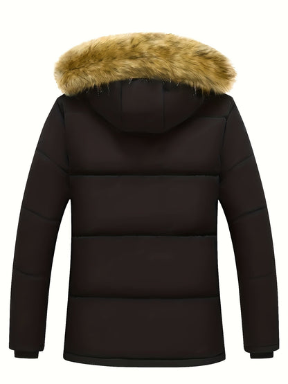 Men's Hooded Quilted Puffer Jacket