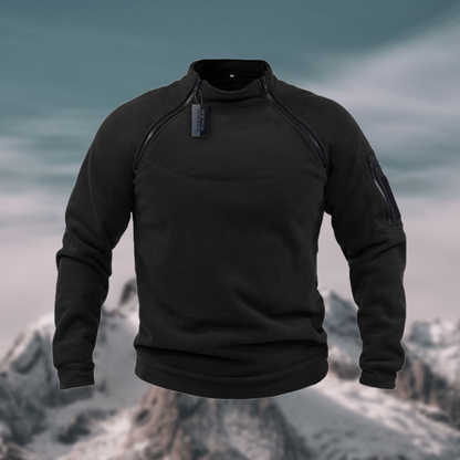 Derrick | Men's Quarter Zip Mock Neck Sweater