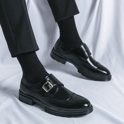 Joseph | Men's Monk Strap Wingtip Dress Shoes