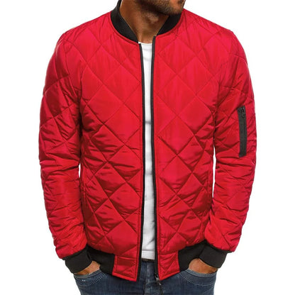 Dale | Cotton Jacket with Diamond Pattern