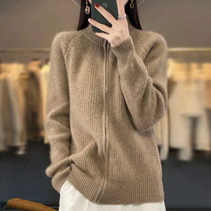 Teresa | Women's Zip-Up Sweater Jacket