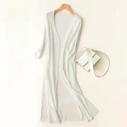 Laura | Women's Long Open Front Cardigan