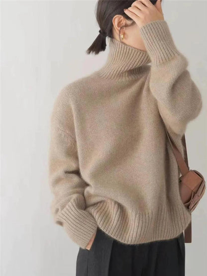 Women's Cashmere Turtleneck Sweater