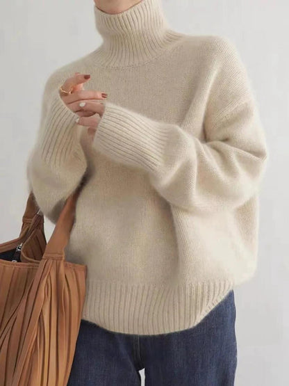 Women's Cashmere Turtleneck Sweater