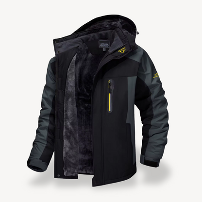 Todd | Men's Hooded Fleece Lined Winter Jacket