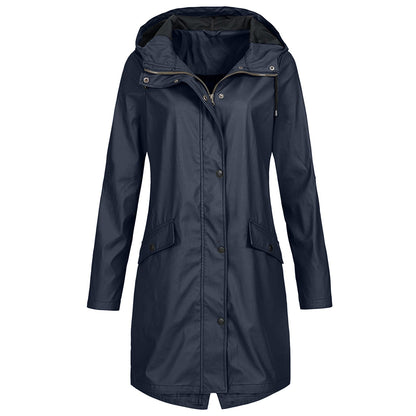 Jocelyn | Women's Hooded Raincoat Coat