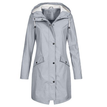 Jocelyn | Women's Hooded Raincoat Coat