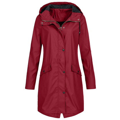 Jocelyn | Women's Hooded Raincoat Coat