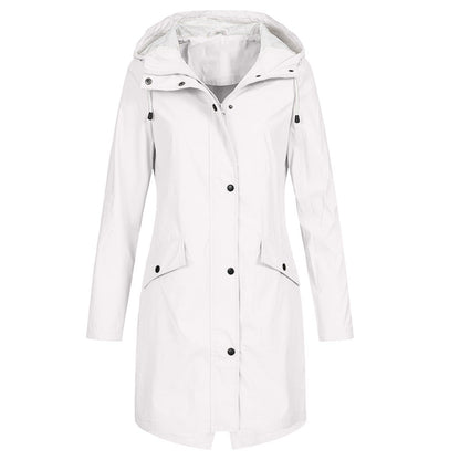 Jocelyn | Women's Hooded Raincoat Coat
