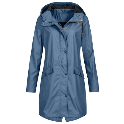 Jocelyn | Women's Hooded Raincoat Coat