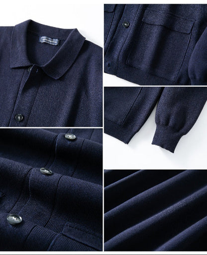 Charlie | Men's Button-Front Cardigan Sweater