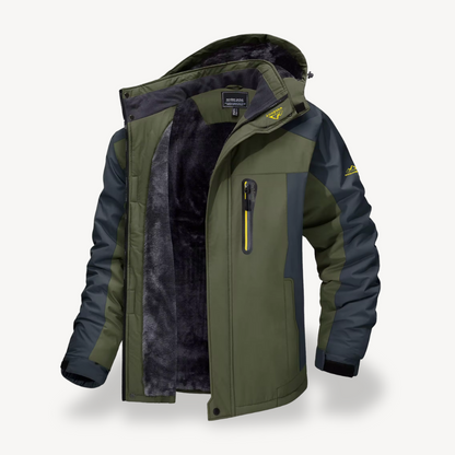 Todd | Men's Hooded Fleece Lined Winter Jacket