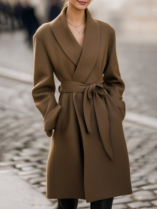 Tessa | Women's Belted Long Coat